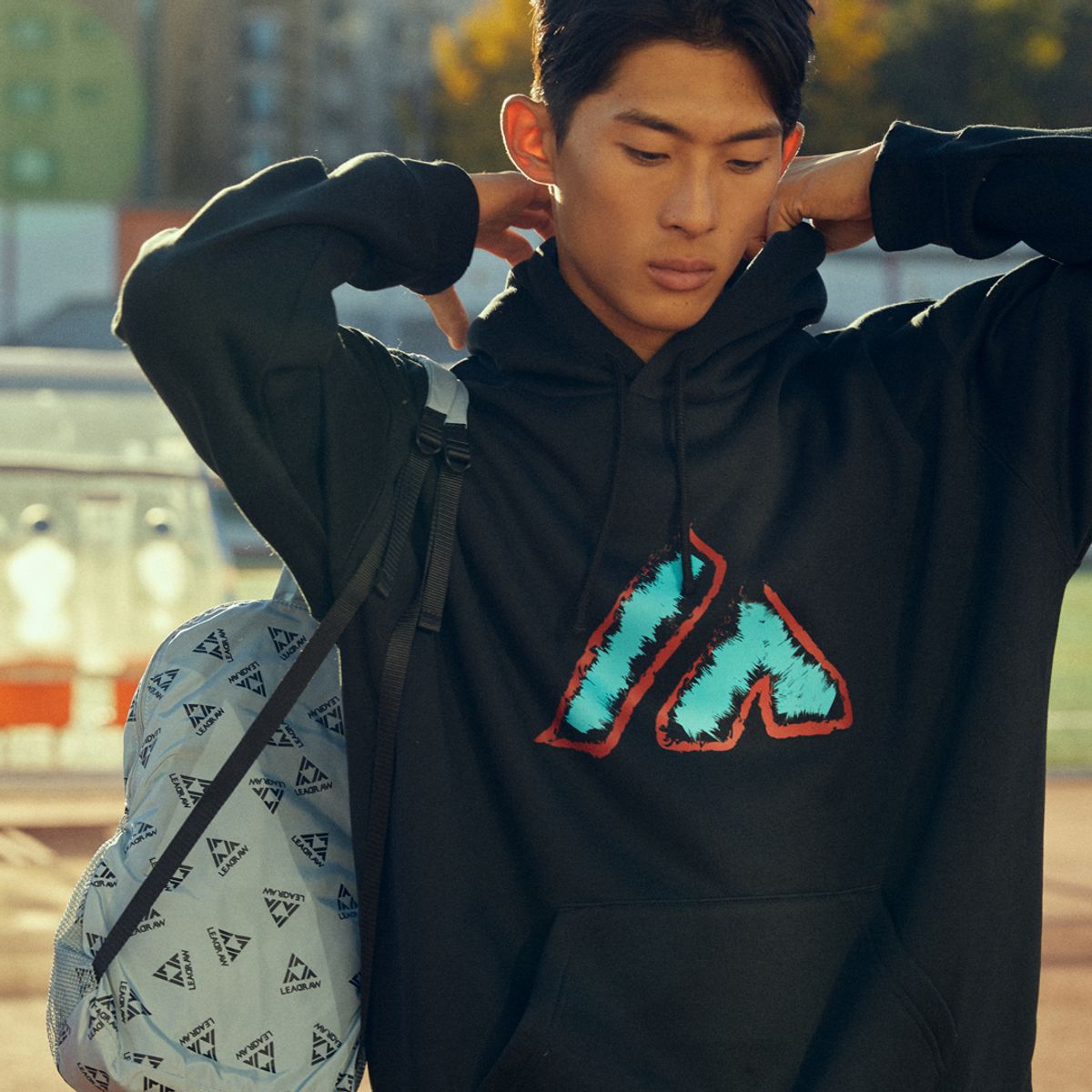 리드로(LEADRAW) Triunfo 후드 B _ 블랙