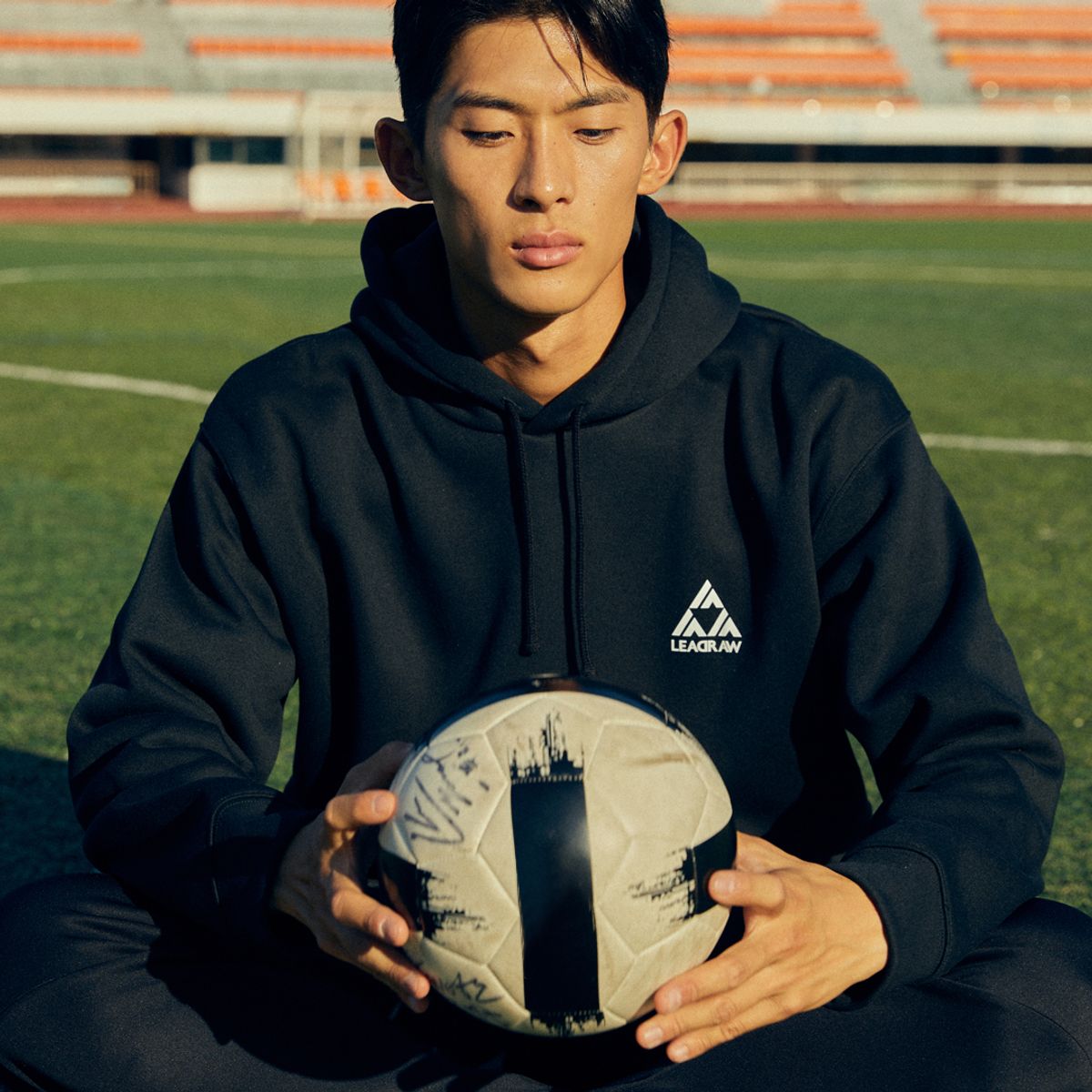 리드로(LEADRAW) Triunfo 후드 A _ 블랙