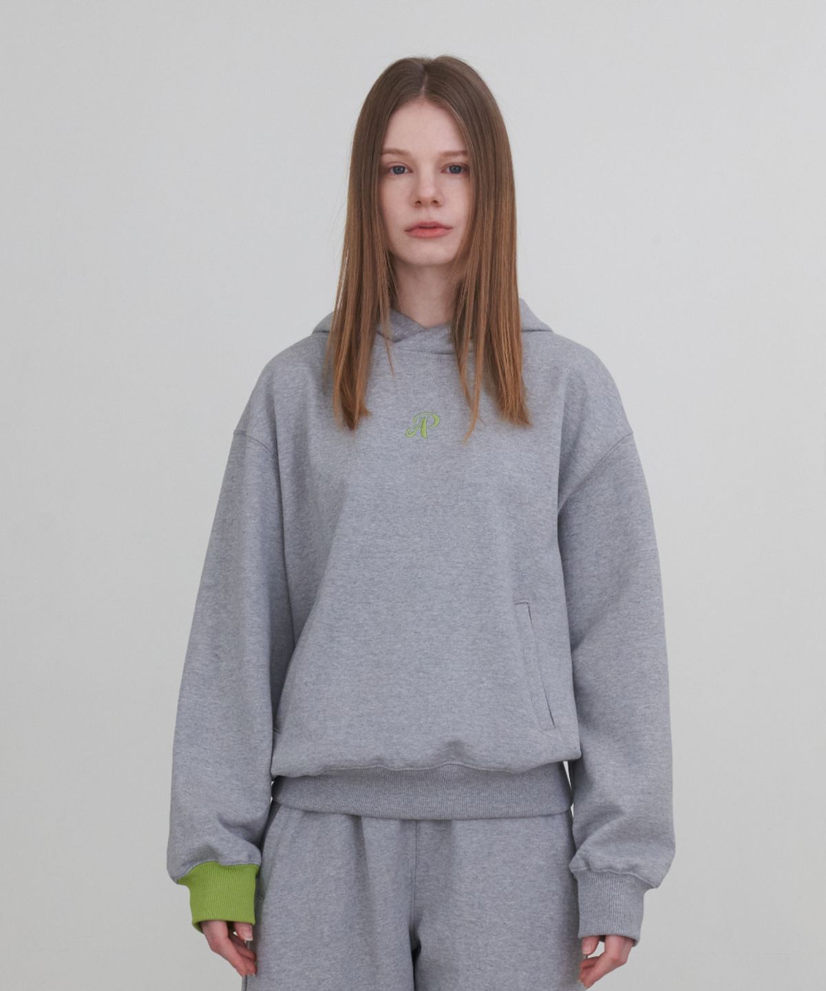 아페고 스포츠(APEGO SPORTS) Signature Hoodie Melange Grey