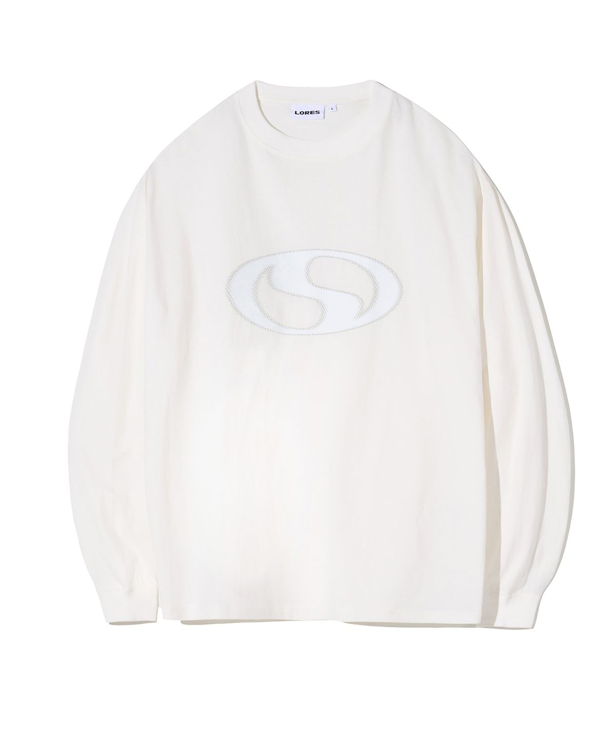 로어즈(LORES) Advanced Logo L/S Tee - Cream