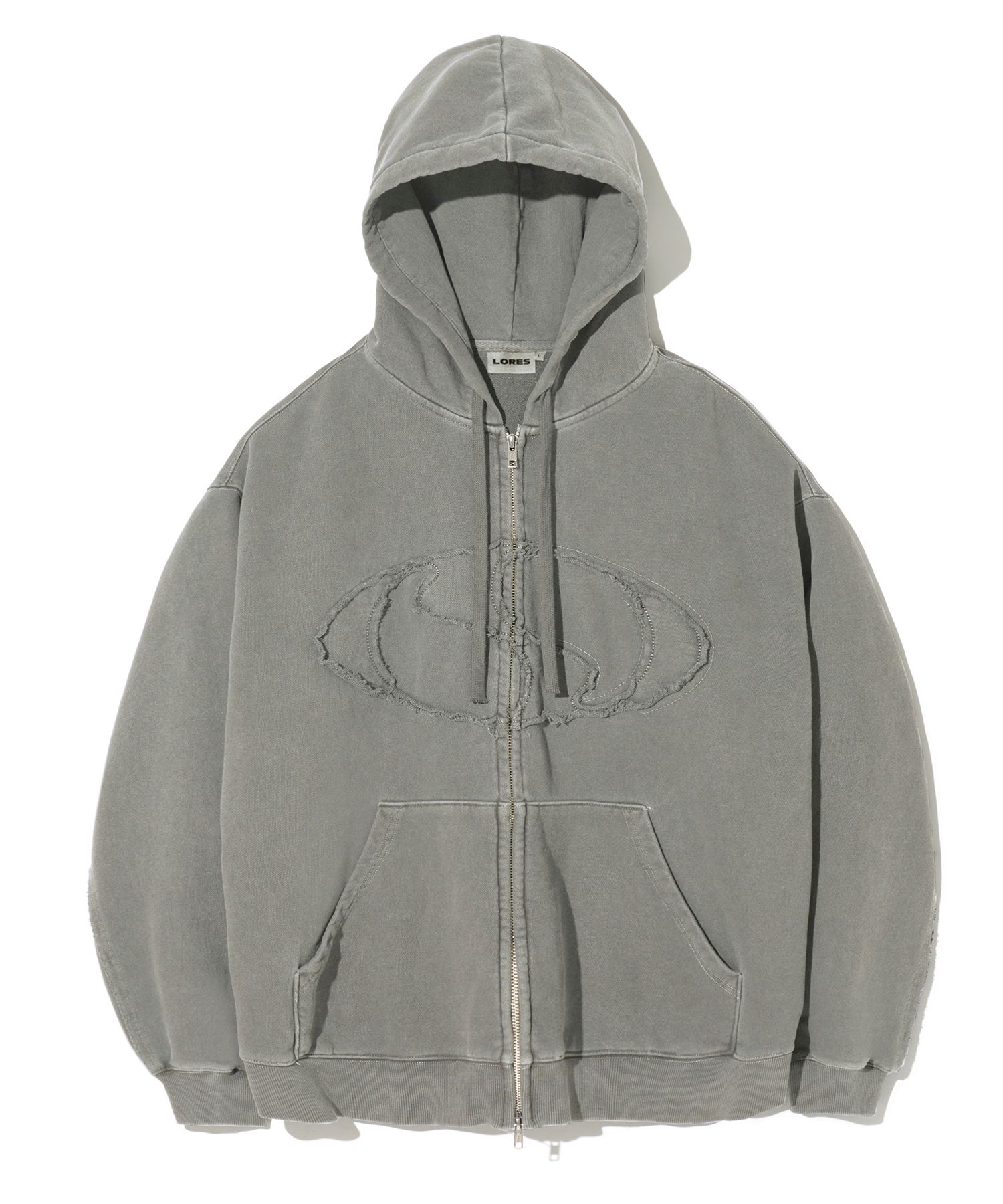★LORES★Advanced Pigment Dyed Hoodie★送料・関税込★ MUSINSA | LORES Advanced Pigment Dyed Zip Hoodie - Grey