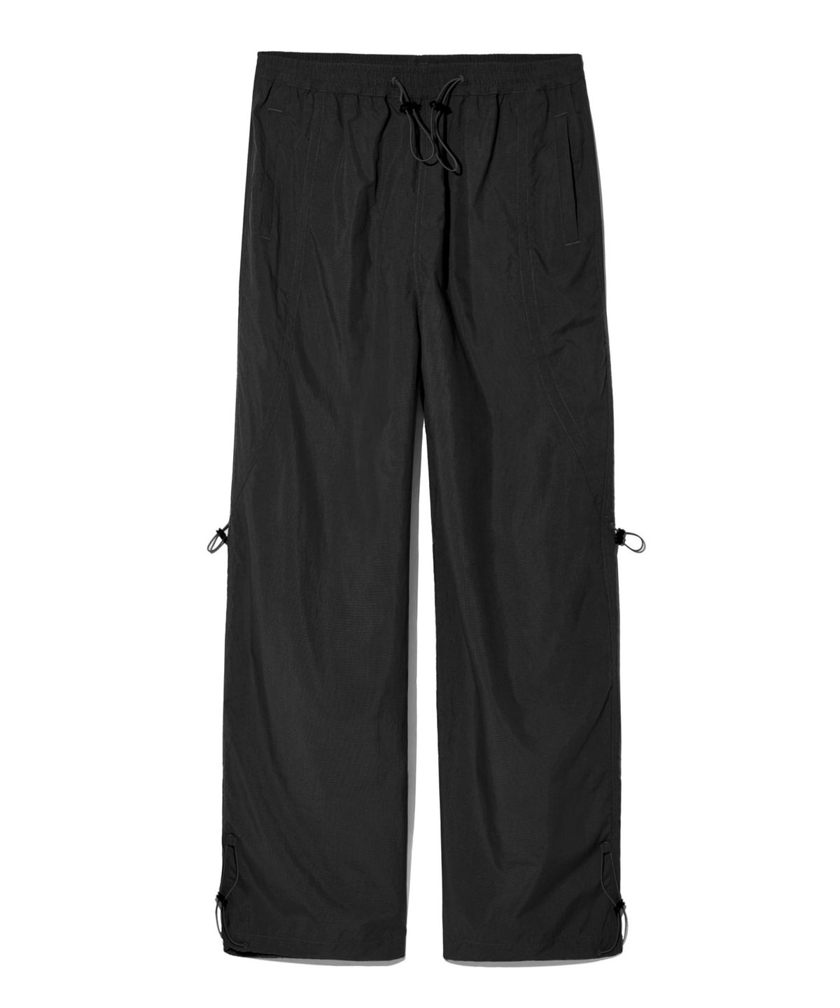 로어즈(LORES) Curved String Pants - Black