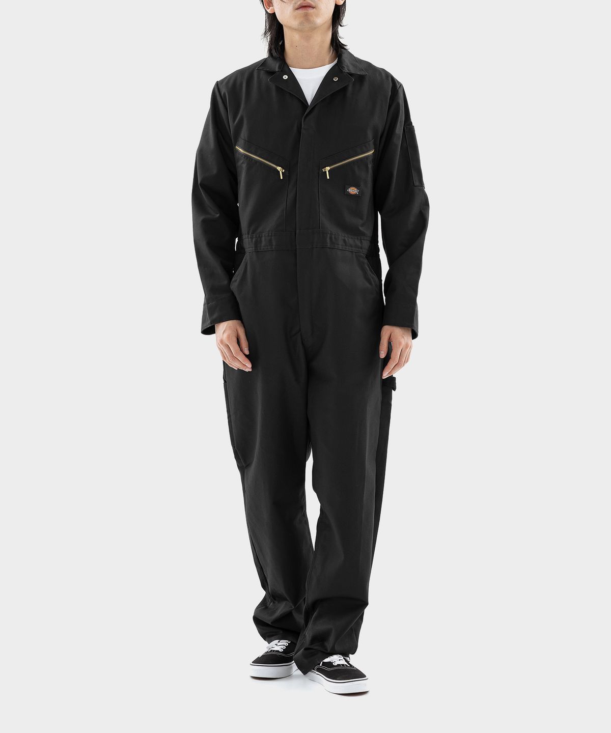디키즈(DICKIES) 48799 점프수트 커버올 Black