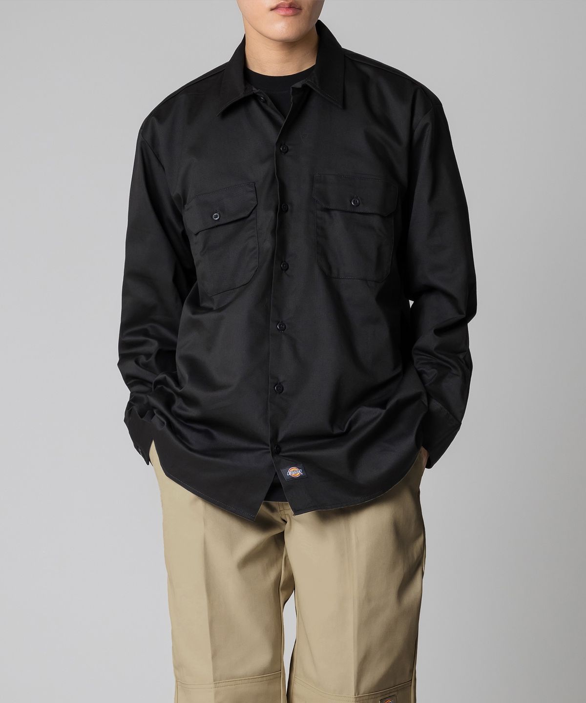 디키즈(DICKIES) 574 워크 셔츠 Black