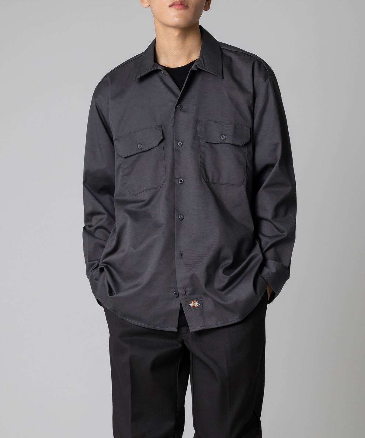 디키즈(DICKIES) 574 워크 셔츠 Charcoal