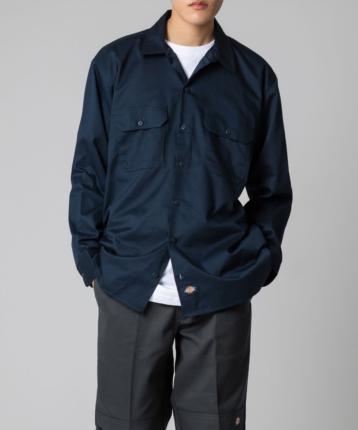 디키즈(DICKIES) 574 워크 셔츠 Dark Navy