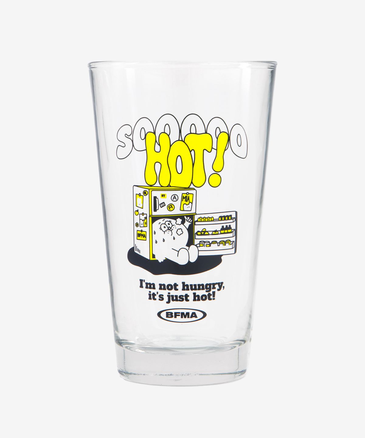 벌룬프렌즈(BALLOON FRIENDS) SO HOT 렌지 유리컵 410ml
