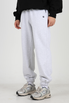 루즈핏 심볼 스웨트 조거팬츠 화이트멜란지