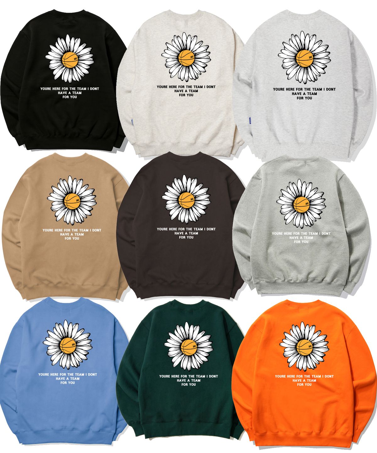 트립션(TRIPSHION) BIG DAISY LOGO 크루넥 - 9 COLORS