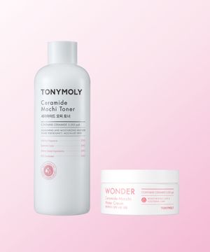 [SET]세라마이드 모찌토너 500ml + 수분크림 300ml