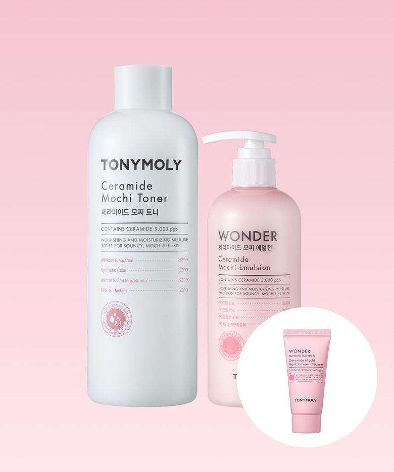 세라마이드 모찌 토너+에멀전(500ml+300ml) (+팩투폼 20ml)