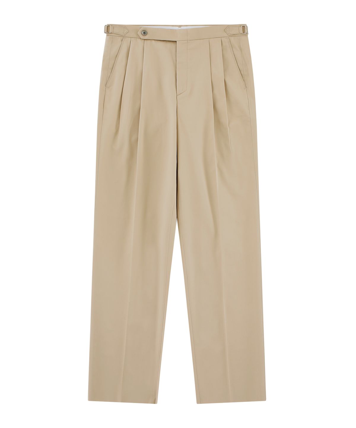 벨리프(BELLIEF) Supima cotton adjust 2Pleats relaxed Chino (Beige)