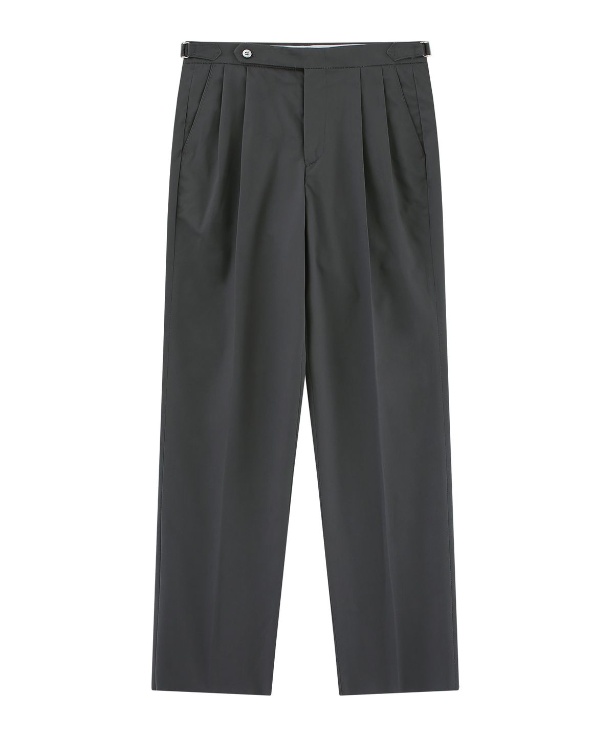 벨리프(BELLIEF) Supima cotton adjust 2Pleats relaxed Chino (Charcoal)