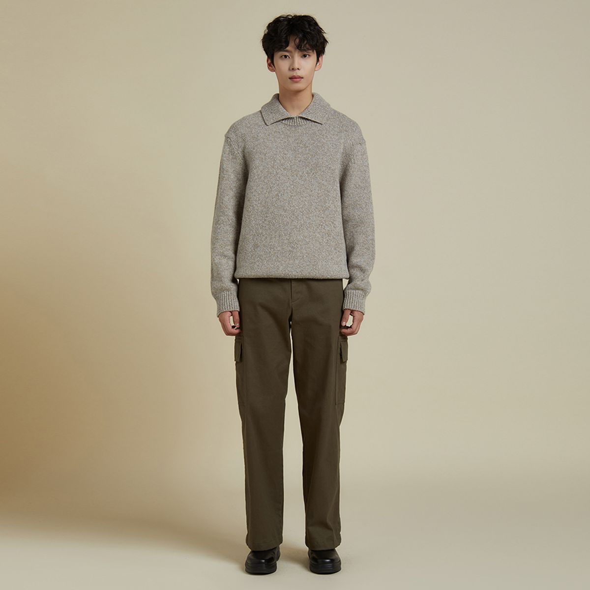 플라즈(PLADS7) 카고 하프밴딩 와이드 PT[익스탠드]_M228CPT404M