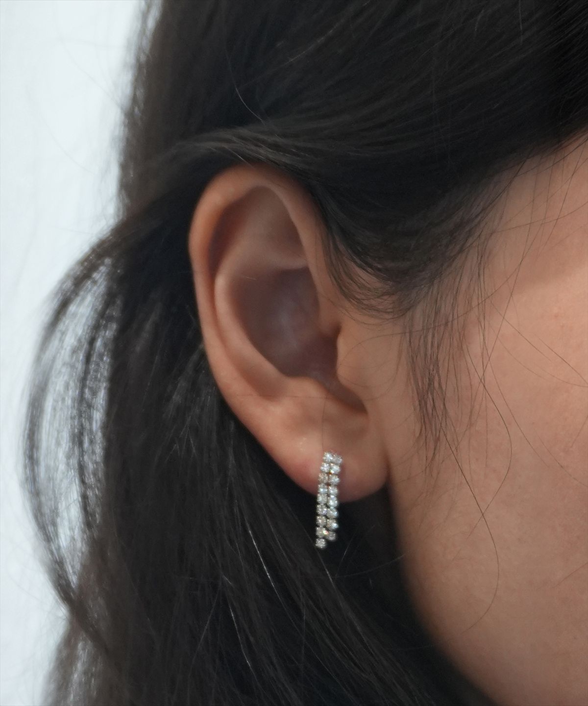 데누(DENU) Joy double line tennis earring