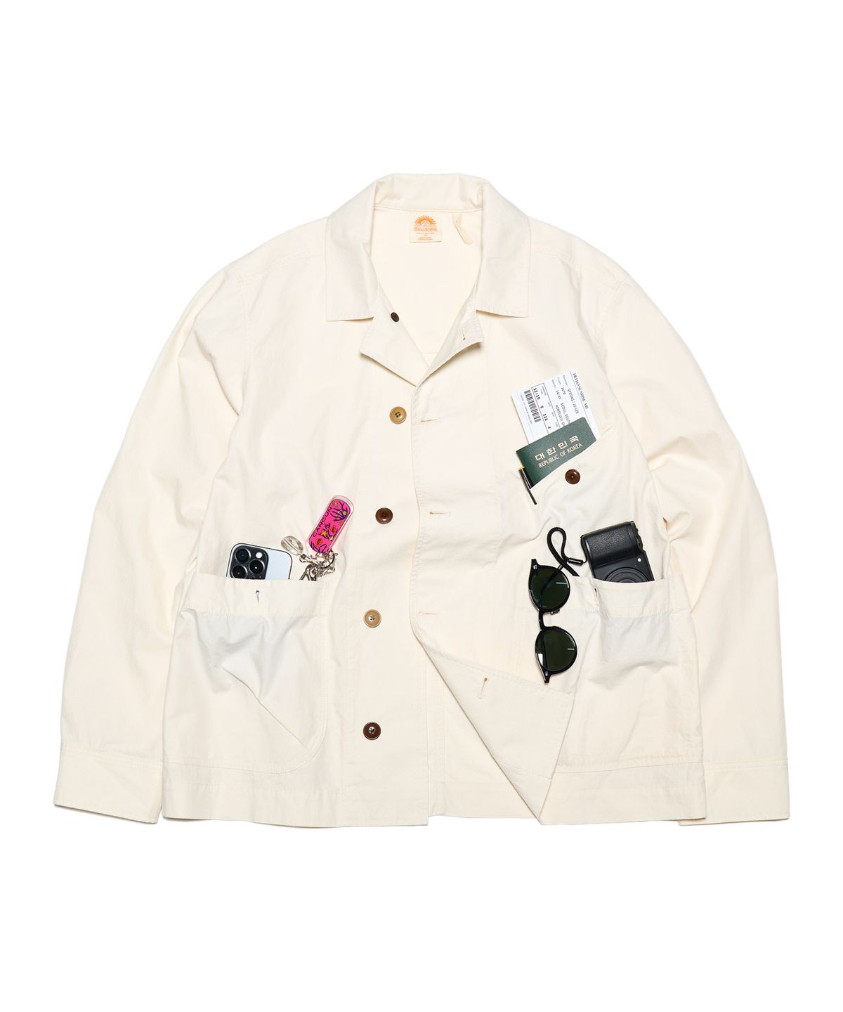헬로 선라이즈(HELLO SUNRISE) HS Travel Jacket_Ivory