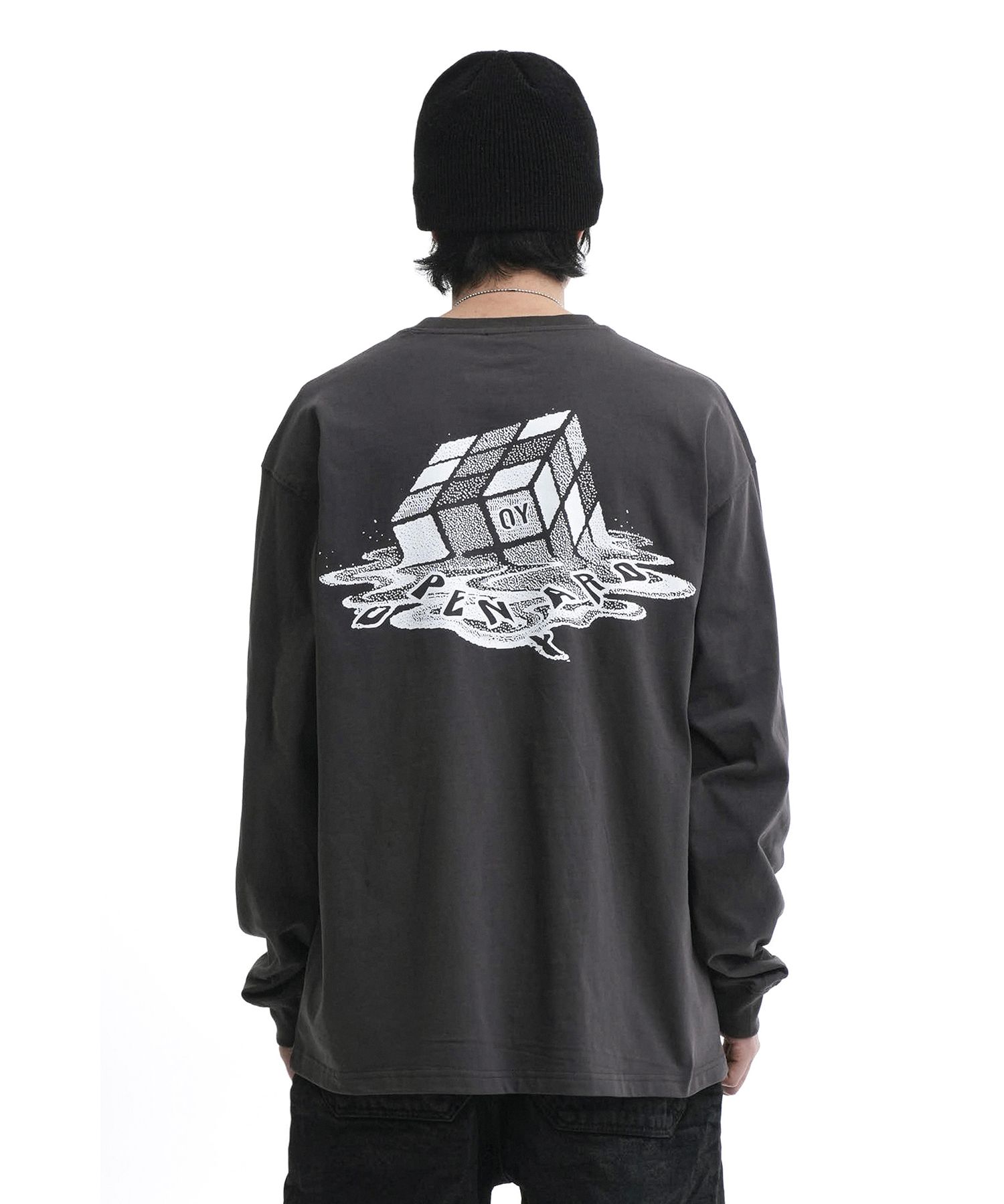 ★OY★MELTING CUBE LONG SLEEVE-DUST GREY★正規品/直送料込 MUSINSA | OY MELTING CUBE LONG SLEEVE-DUST GRAY