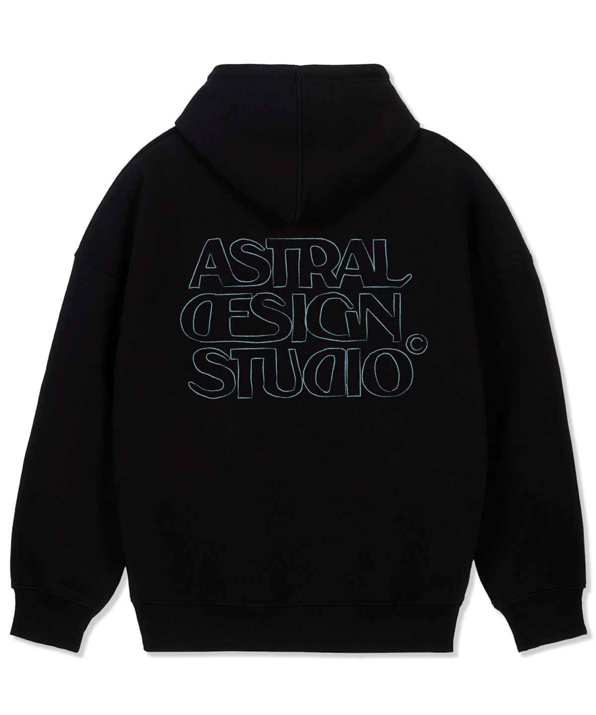 아스트랄 프로젝션(ASTRAL PROJECTION) 아스트랄 디자인 스튜디오2 와이드 숄더 후디_블랙