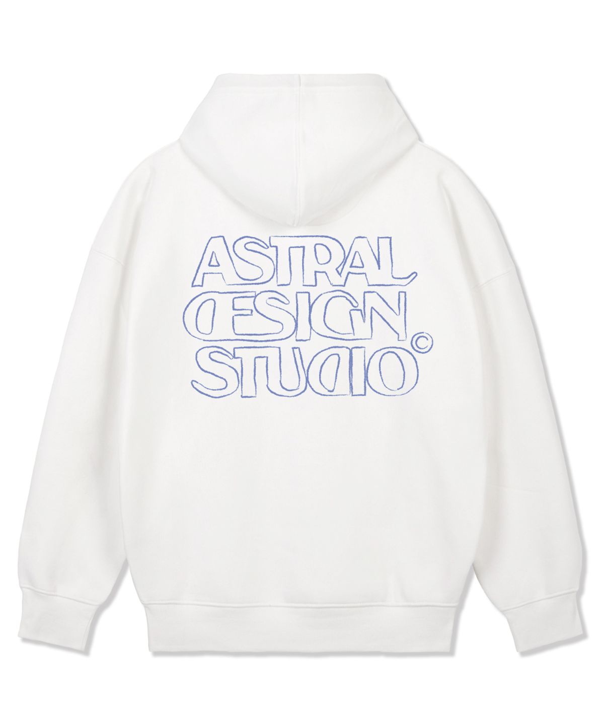아스트랄 프로젝션(ASTRAL PROJECTION) 아스트랄 디자인 스튜디오2 와이드 숄더 후디_화이트