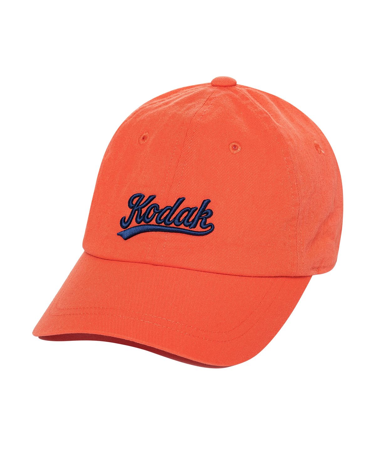 코닥(KODAK) 레터링 릴렉스핏 볼캡 ORANGE