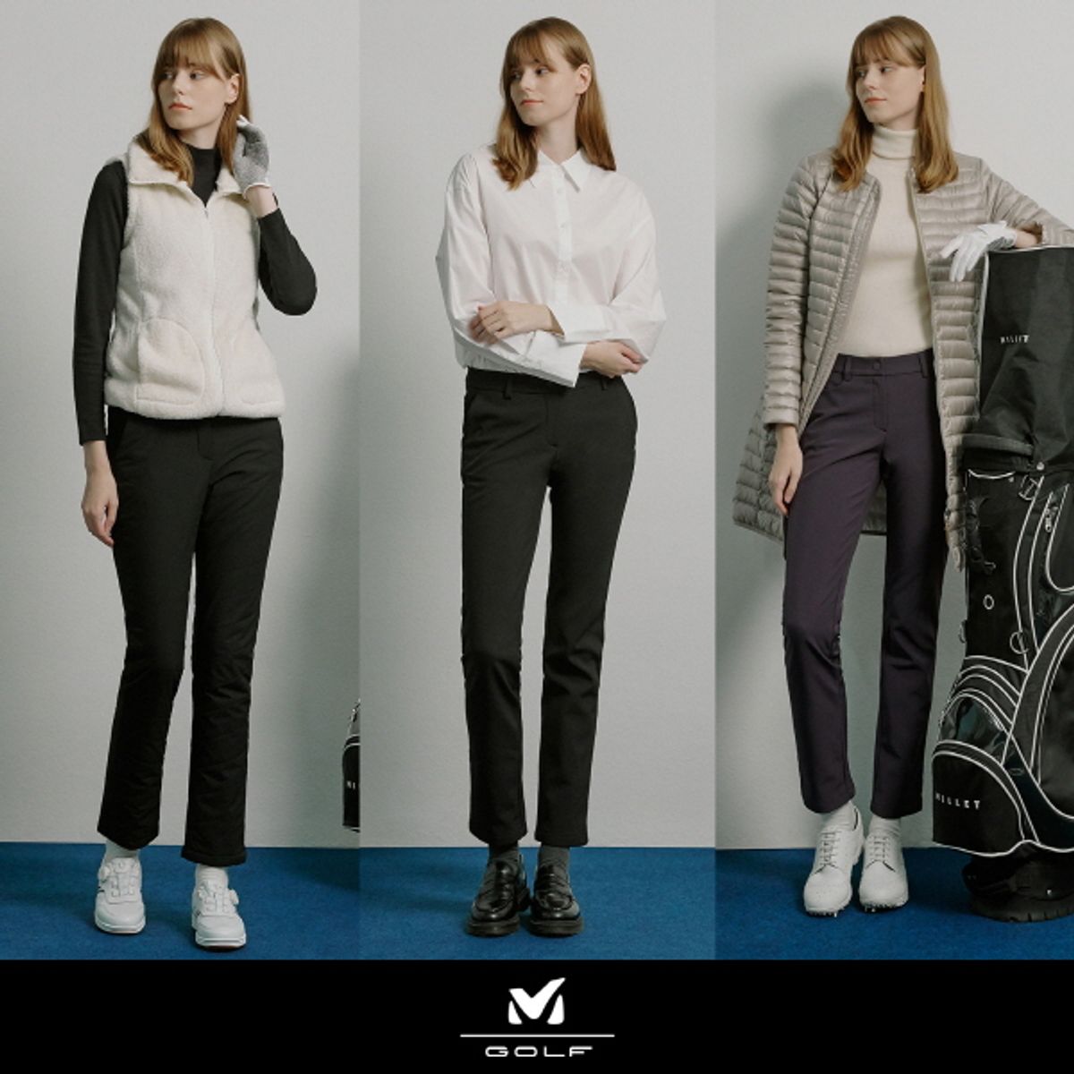 밀레골프(MILLET GOLF) [3PACK] 우먼즈 패딩본딩팬츠