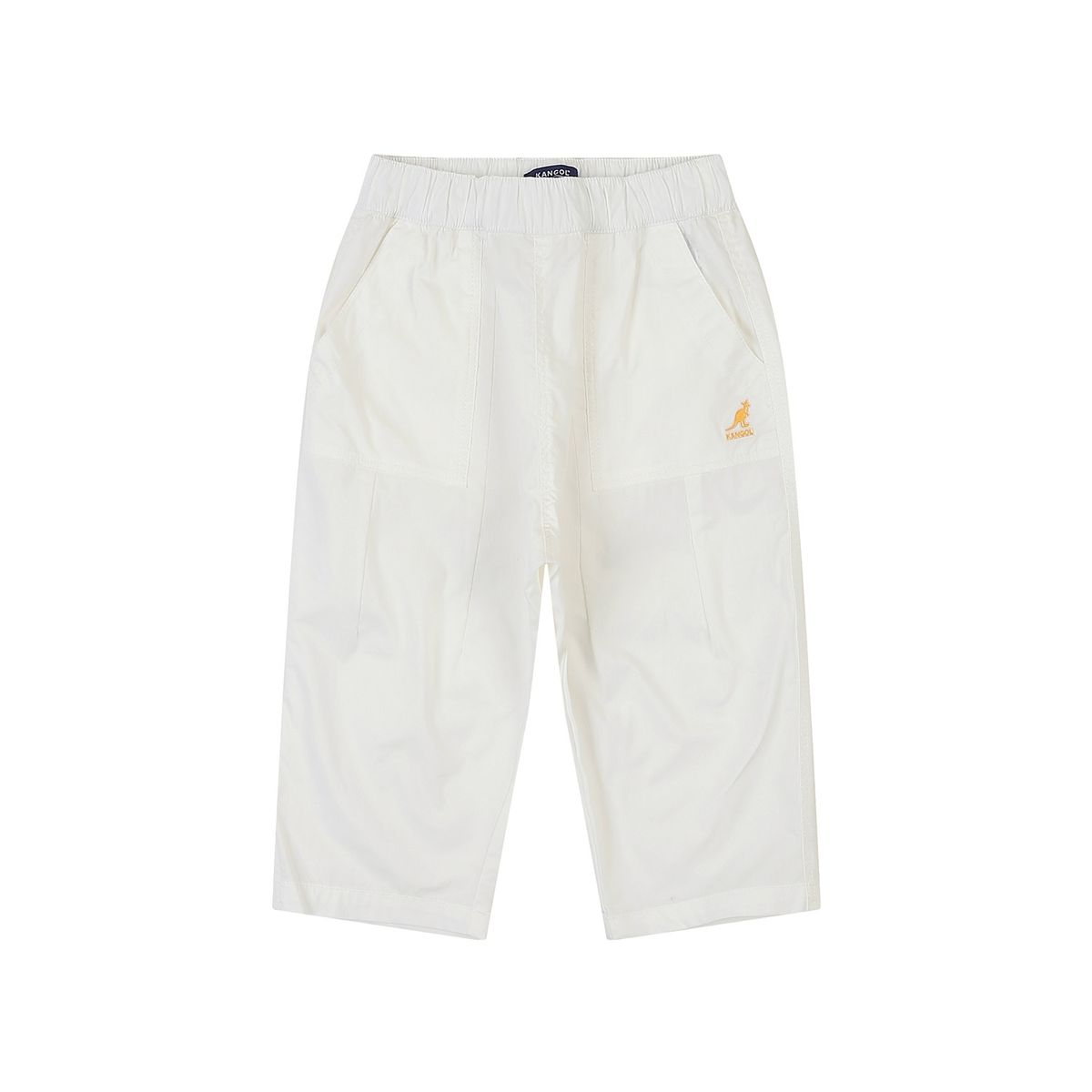 캉골키즈(KANGOL KIDS) 썸머 퍼티그 시그니처 스판 팬츠 QB 0701 오프 화이트/AQBCPT07010OW