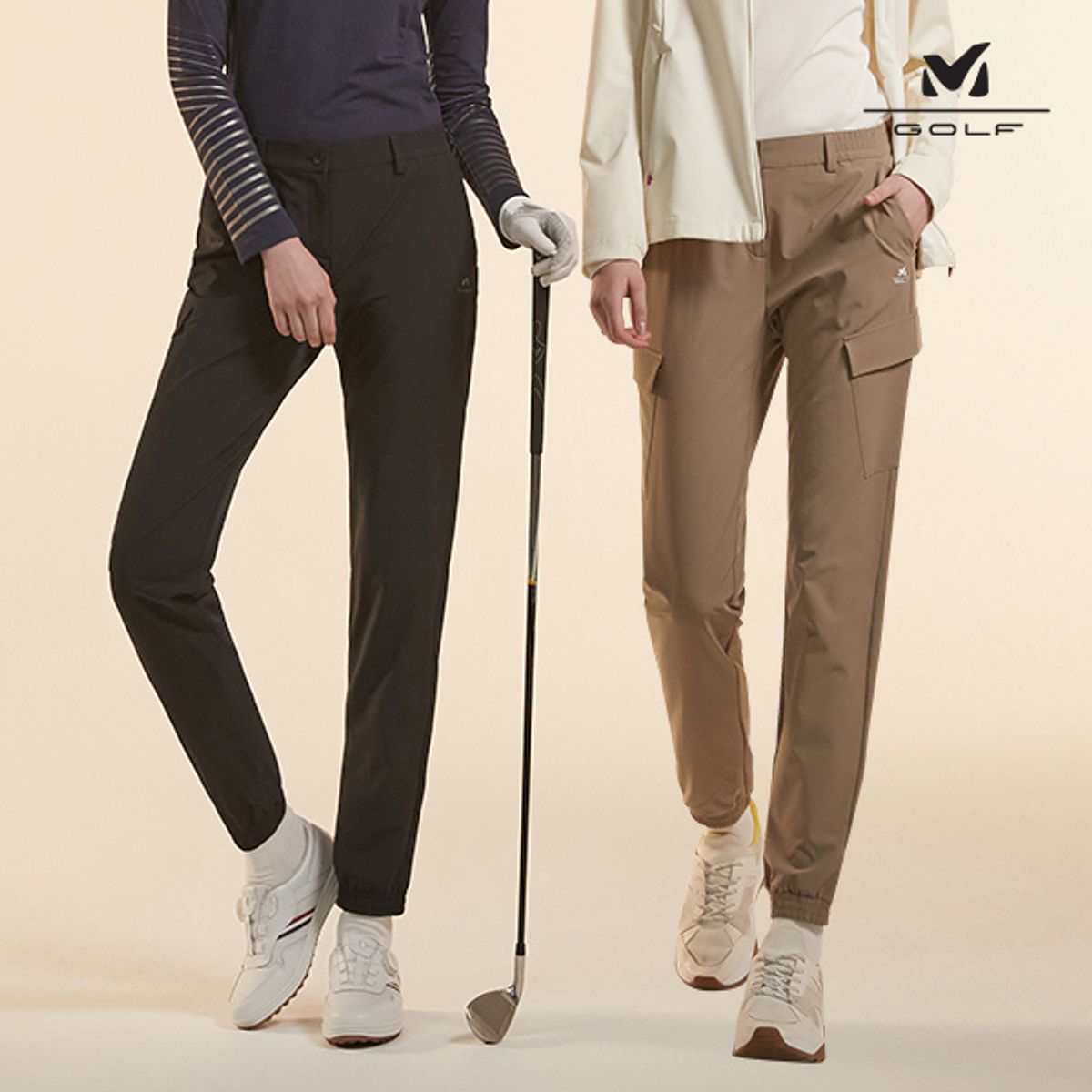 밀레골프(MILLET GOLF) [PACK] 우먼즈 카고 조거팬츠