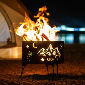 감성 캠핑 화로대 우드스토브