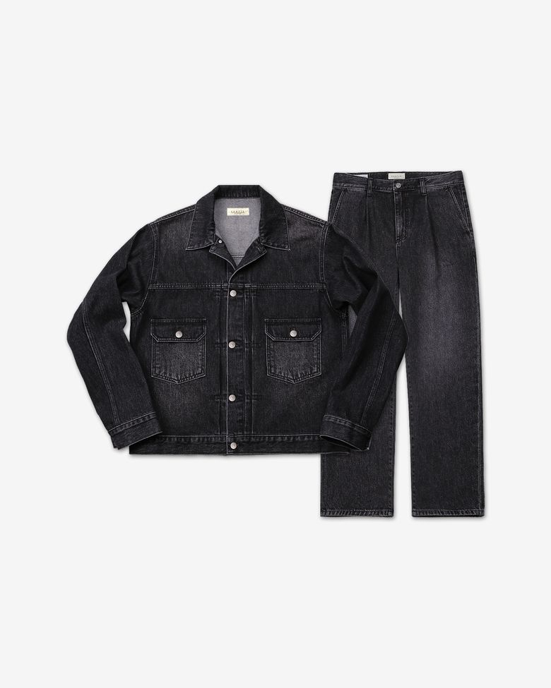 Cone denim Trucker Set-up (Black)
