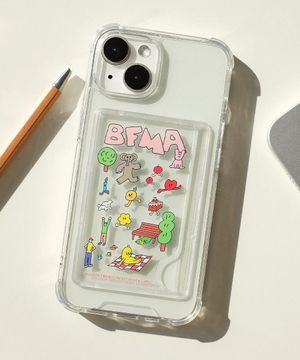 카드수납 젤하드 탱크 폰케이스 - 딥브래스