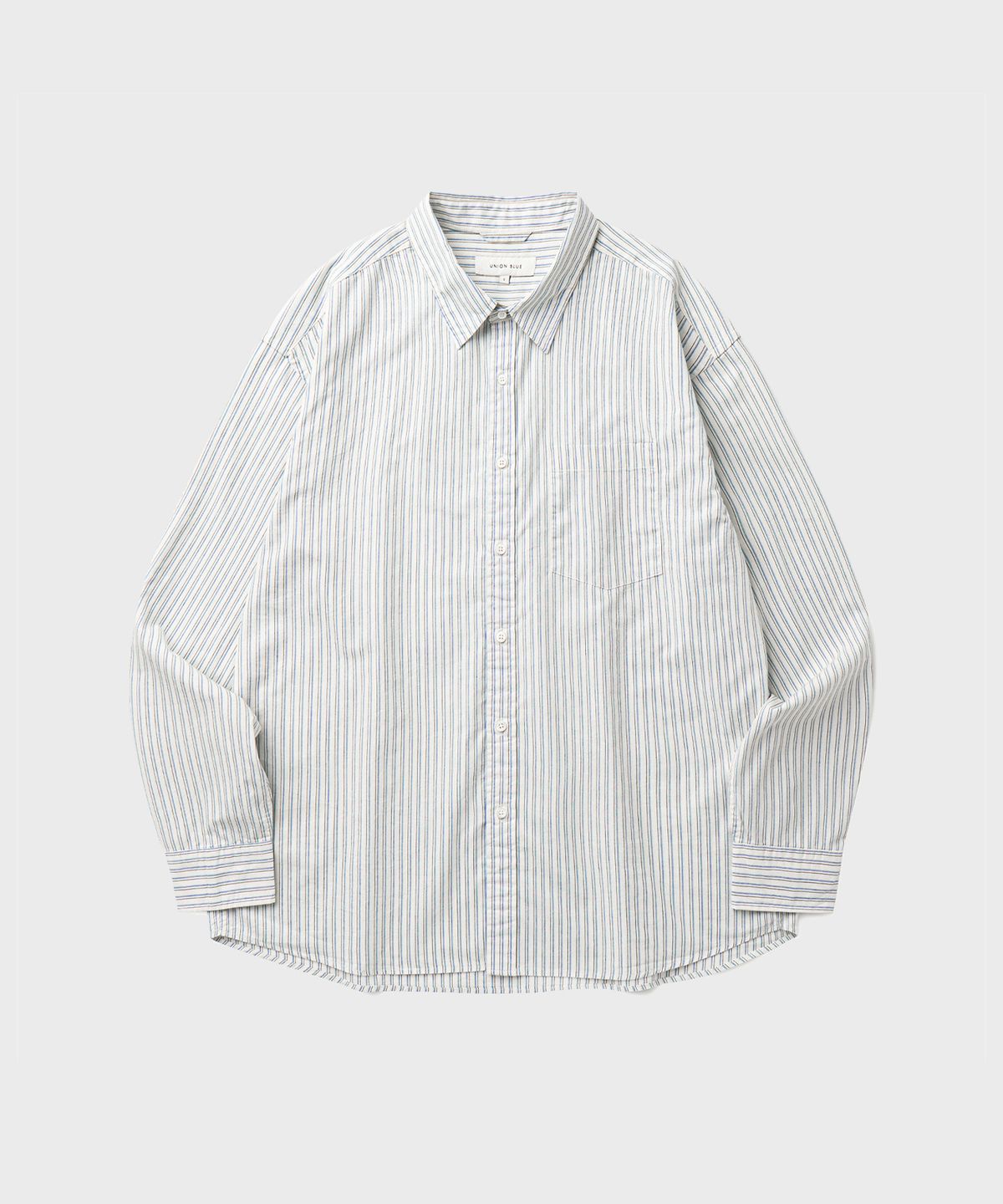 유니온블루(UNION BLUE) THAMES STRIPE SHIRT