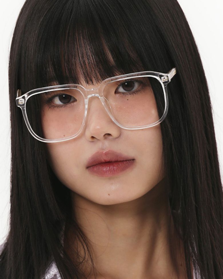 긱시크 오버사이즈 안경 투명