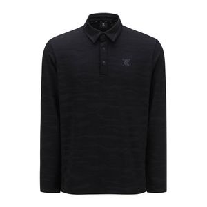 MEN CAMO PATTERN LONG T-SHIRT_BK