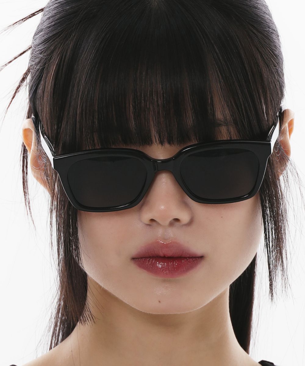 MUSINSA | HANGLE EYEWEAR Geek chic edge sunglasses black
