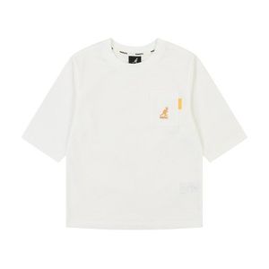 3/4슬리브 쿨맥스 포켓 포인트 티  QB 0702 오프 화이트/AQBCRT07020OW