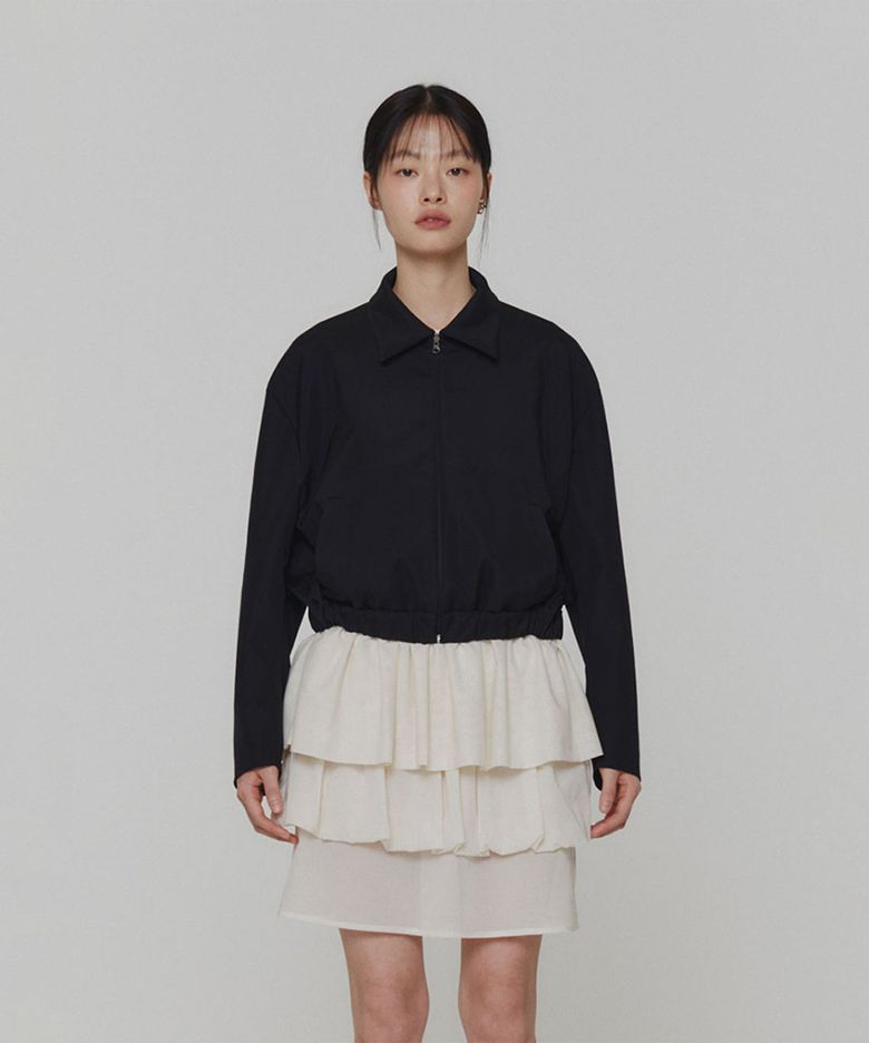 REVERSIBLE CROP JUMPER_BLACK