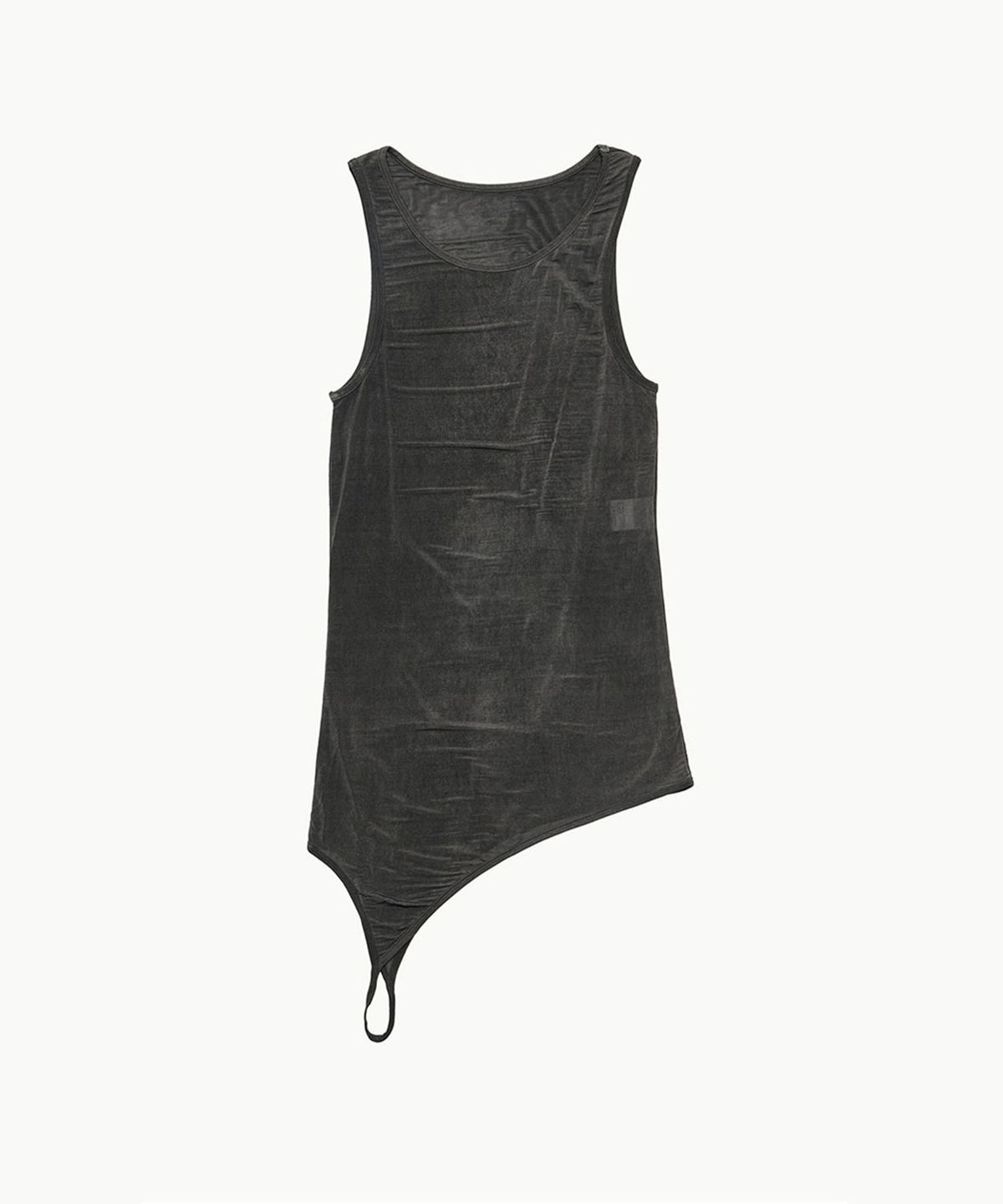아모멘토(AMOMENTO) THREE STRAPS SLEEVELESS TOP_CHARCOAL