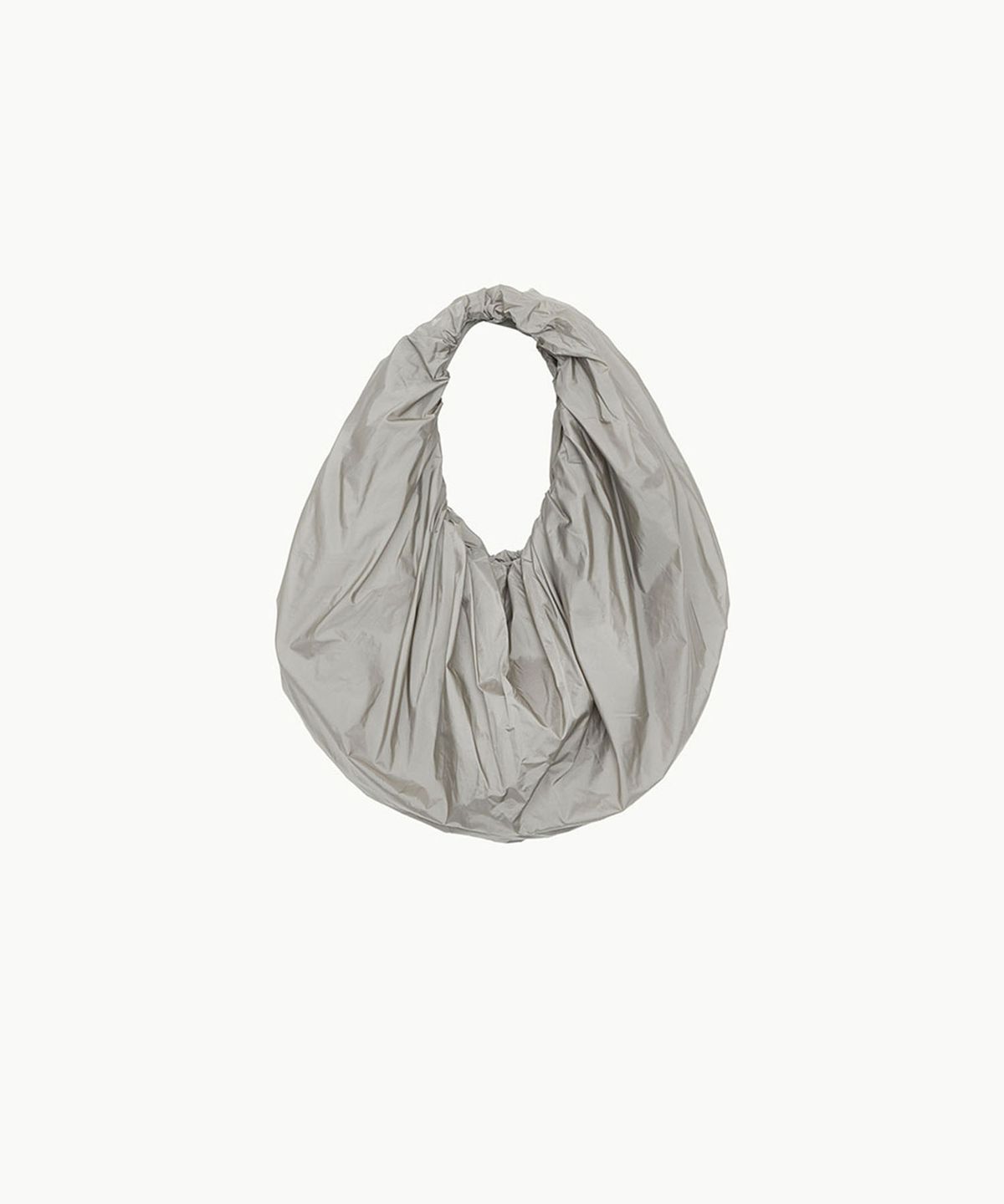아모멘토(AMOMENTO) SHIRRING TOTE BAG_GREY
