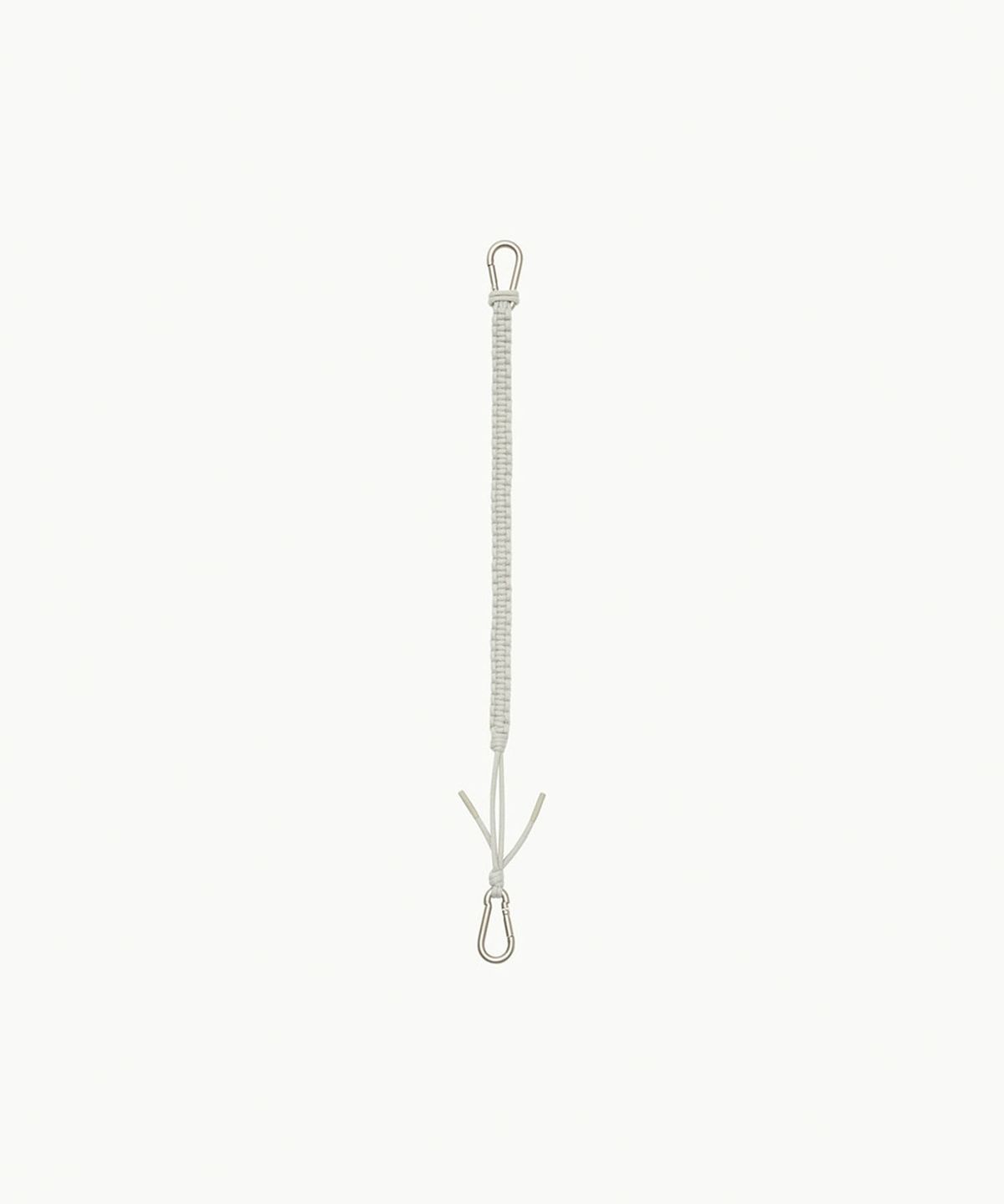 아모멘토(AMOMENTO) HAND MADE LONG CROCHET KEYRING_GREY BEIGE