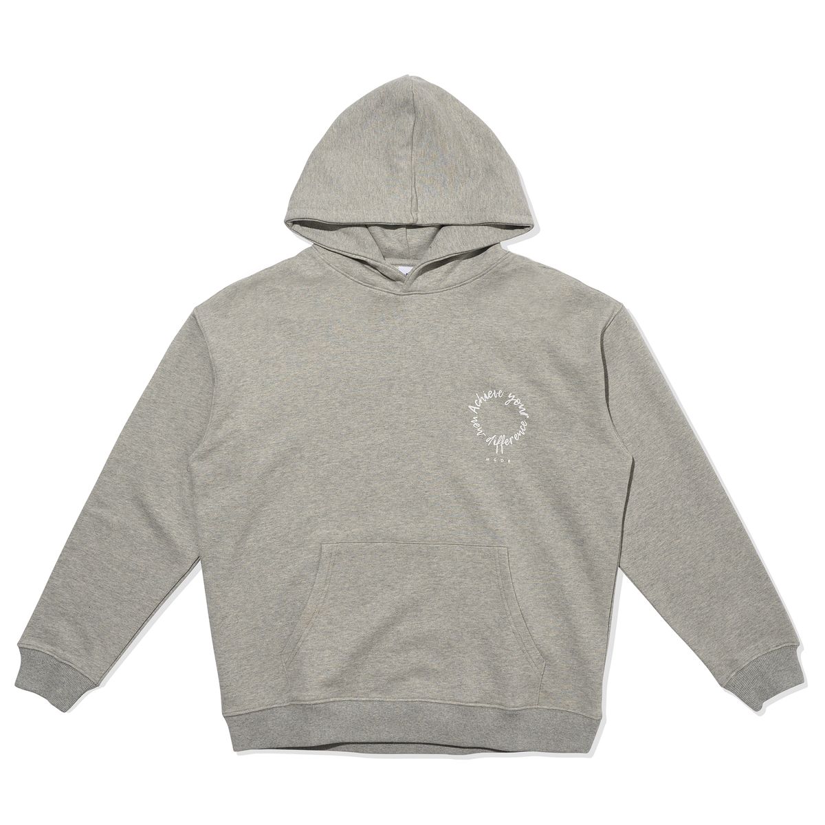 마리아쥬드비엔(MARIAGEDEBIEN) MELANGE GRAY HOODIE (246)