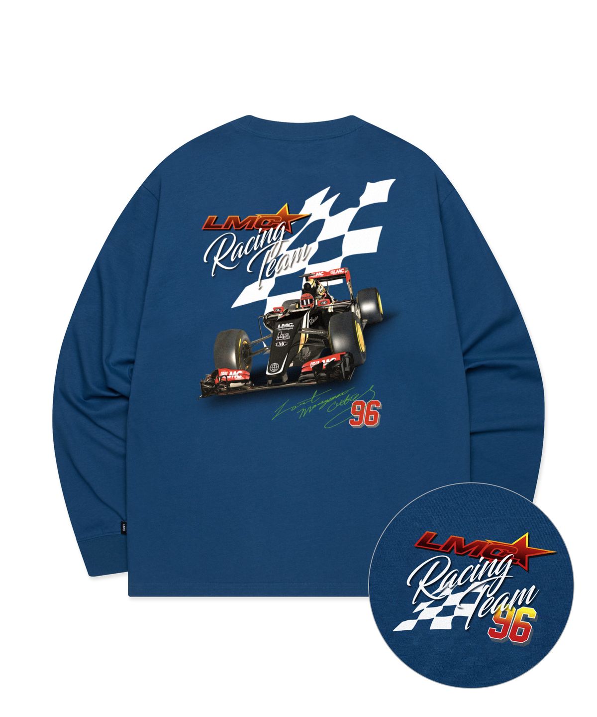 엘엠씨(LMC) RACING TEAM LONG SLV TEE dark blue