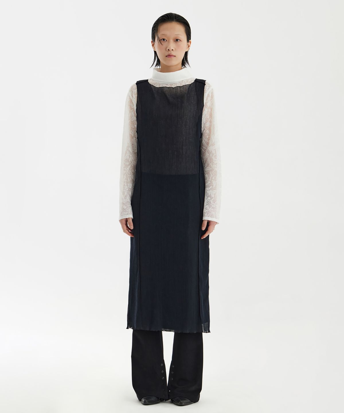 유스(YOUTH) Jersey Dress - Black