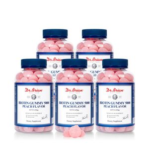 비오틴 구미 5000 복숭아맛(100구미) X 5PACK