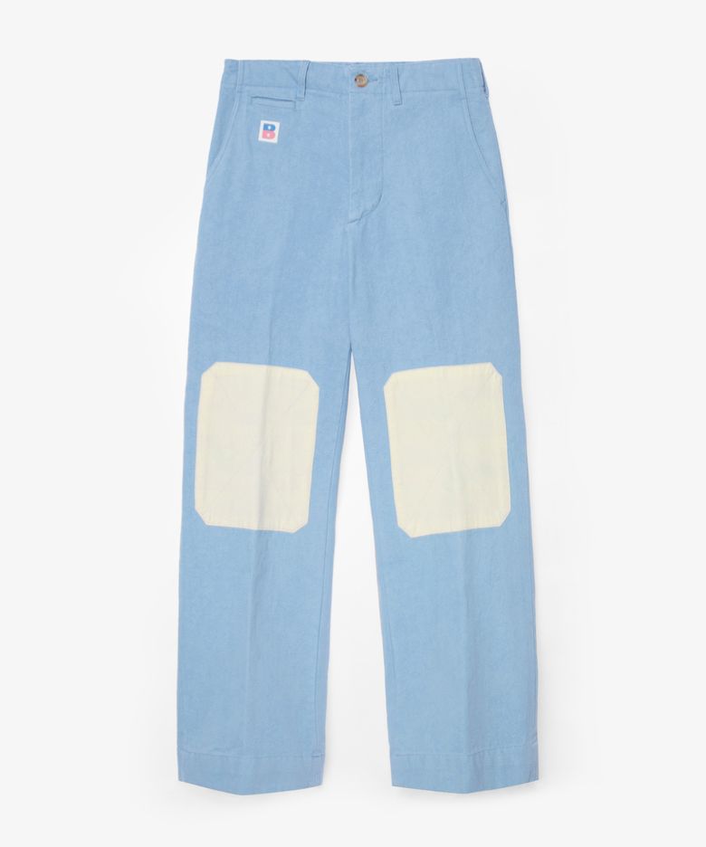 CANVAS PATCH WORK PANTS (BLUE)