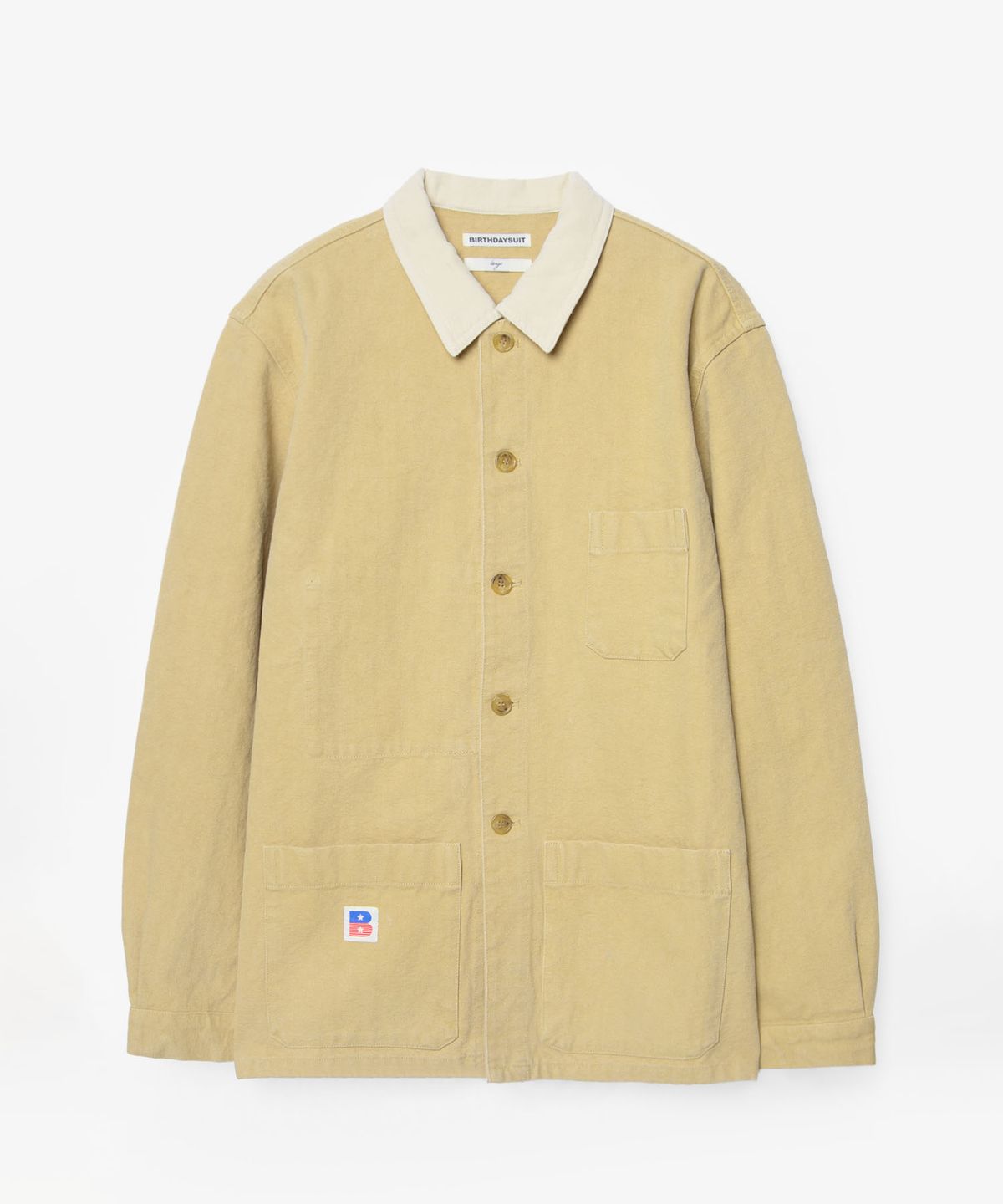 벌스데이수트(BIRTHDAYSUIT) OXFORD FRENCH WORK JACKET (BEIGE)