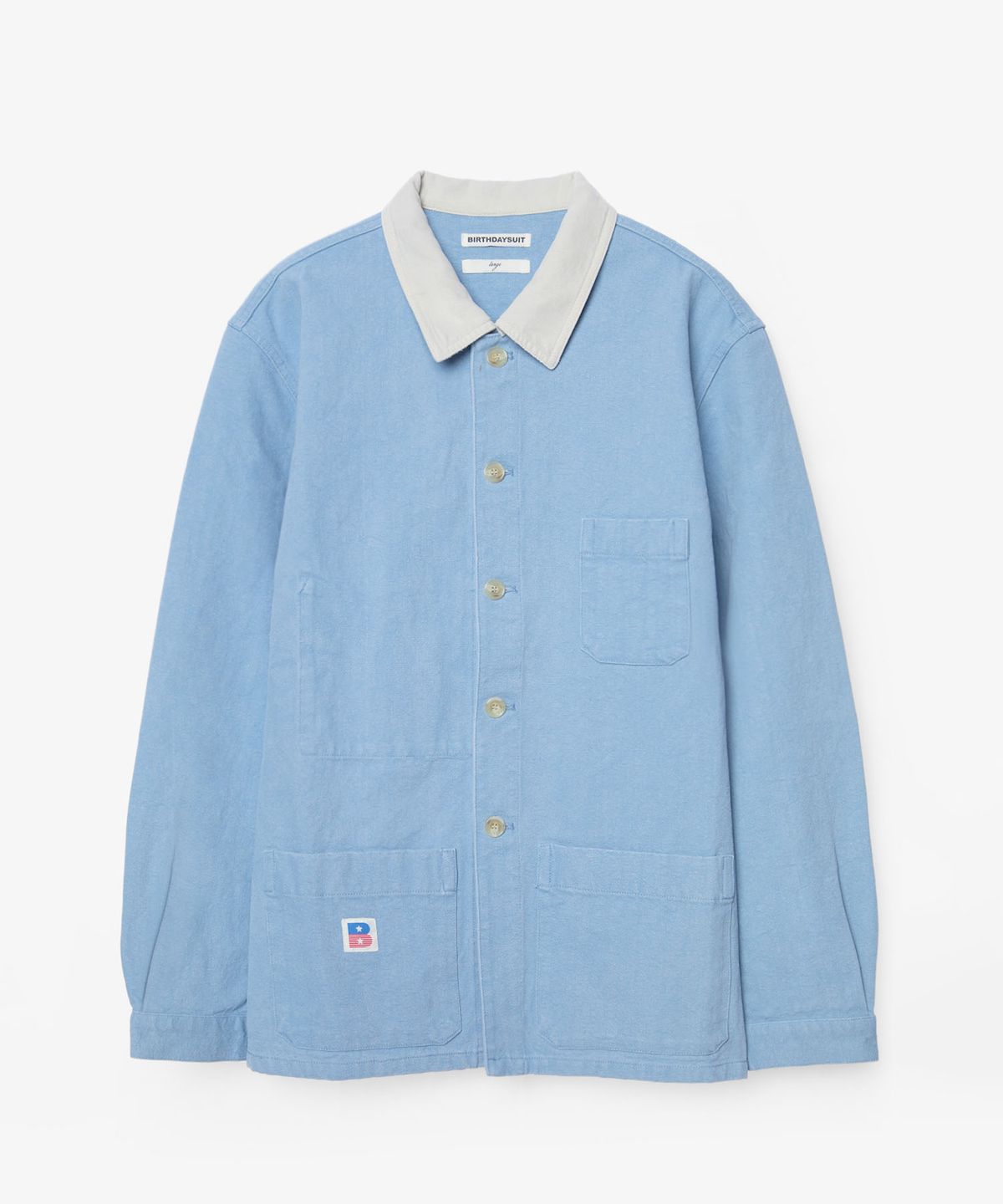벌스데이수트(BIRTHDAYSUIT) OXFORD FRENCH WORK JACKET (BLUE)