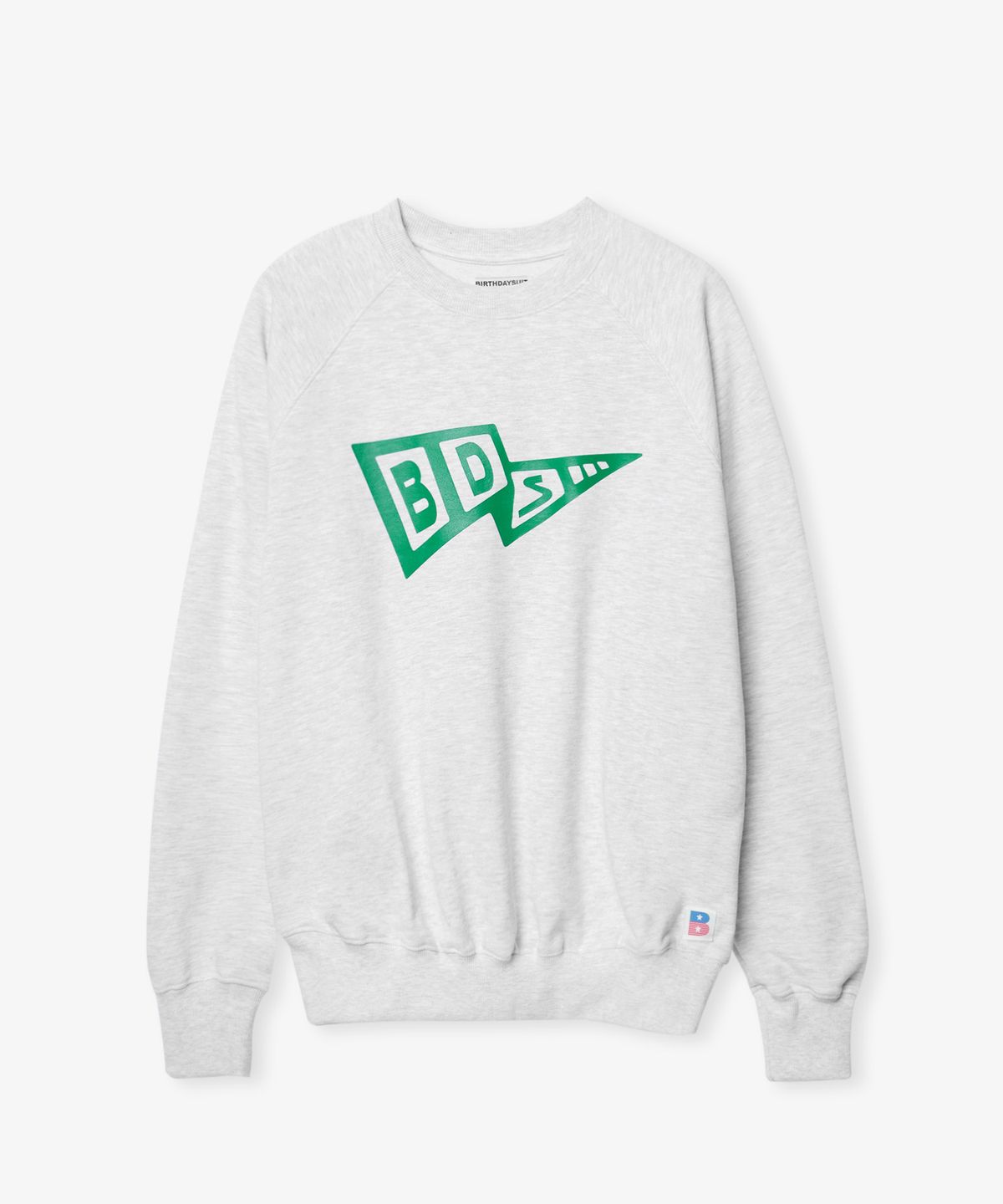 벌스데이수트(BIRTHDAYSUIT) FLAG SWEAT (GREY)