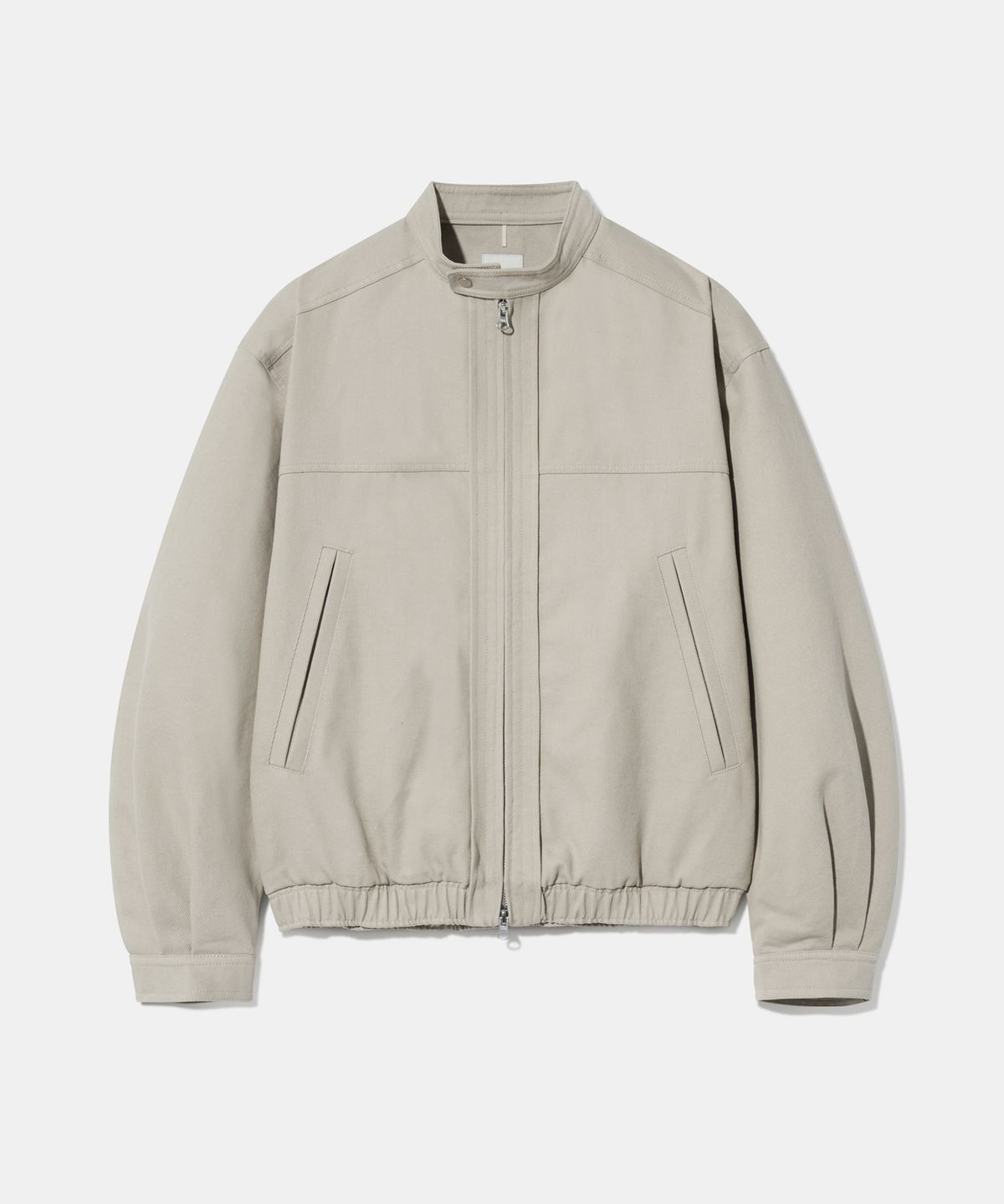 다이아몬드 레이라(DIAMOND LAYLA) Mood Biker Denim Jacket  J32  Elephant ivory Denim