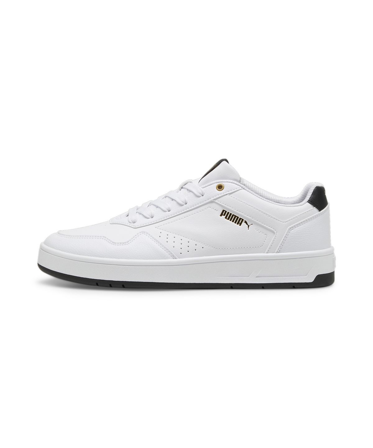 푸마(PUMA) 코트 클래식 - 화이트:블랙:골드 / 395018-07