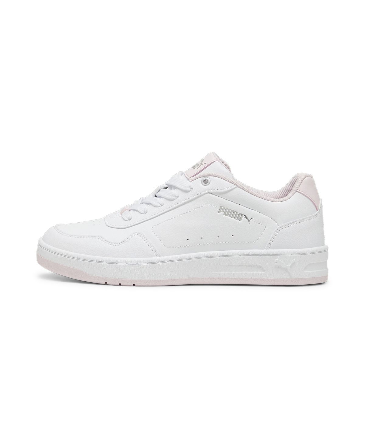 푸마(PUMA) 코트 클래식 - 화이트:핑크:실버 / 395021-04